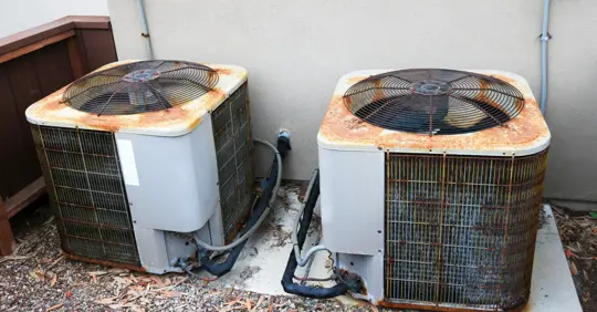 Rusty heat pumps